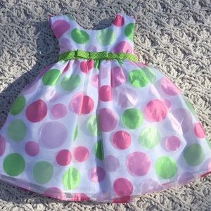 Polka dot party dress